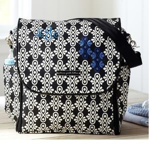 Petunia Pickle Bottom Casablanca Cabaret boxy diaper bag / backpack